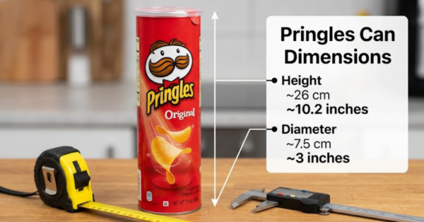 What Are the Standard Pringles Can Dimensions?